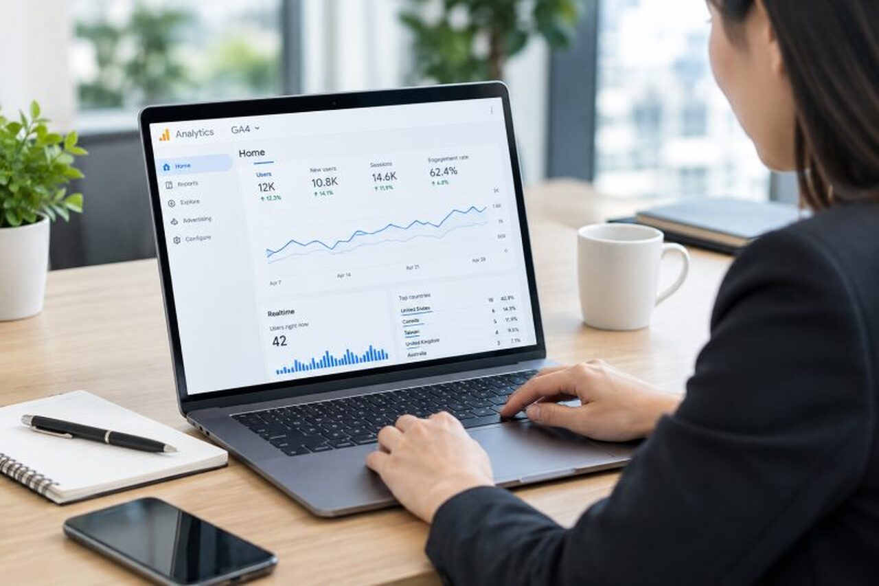 導入步驟拆解：從安裝到轉換設定｜Google Analytics 4 說明圖
