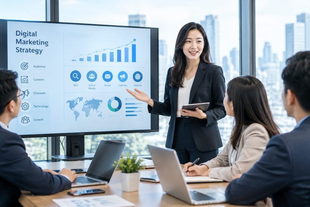 企業如何規劃 2026 年後的數位行銷策略調整方向｜數位行銷策略 說明圖