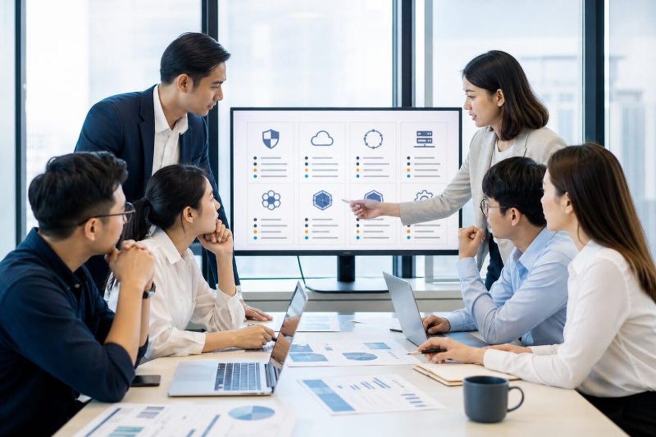 六種方案類型完整比較：從免費到企業級的選擇邏輯｜網站資安防護 說明圖