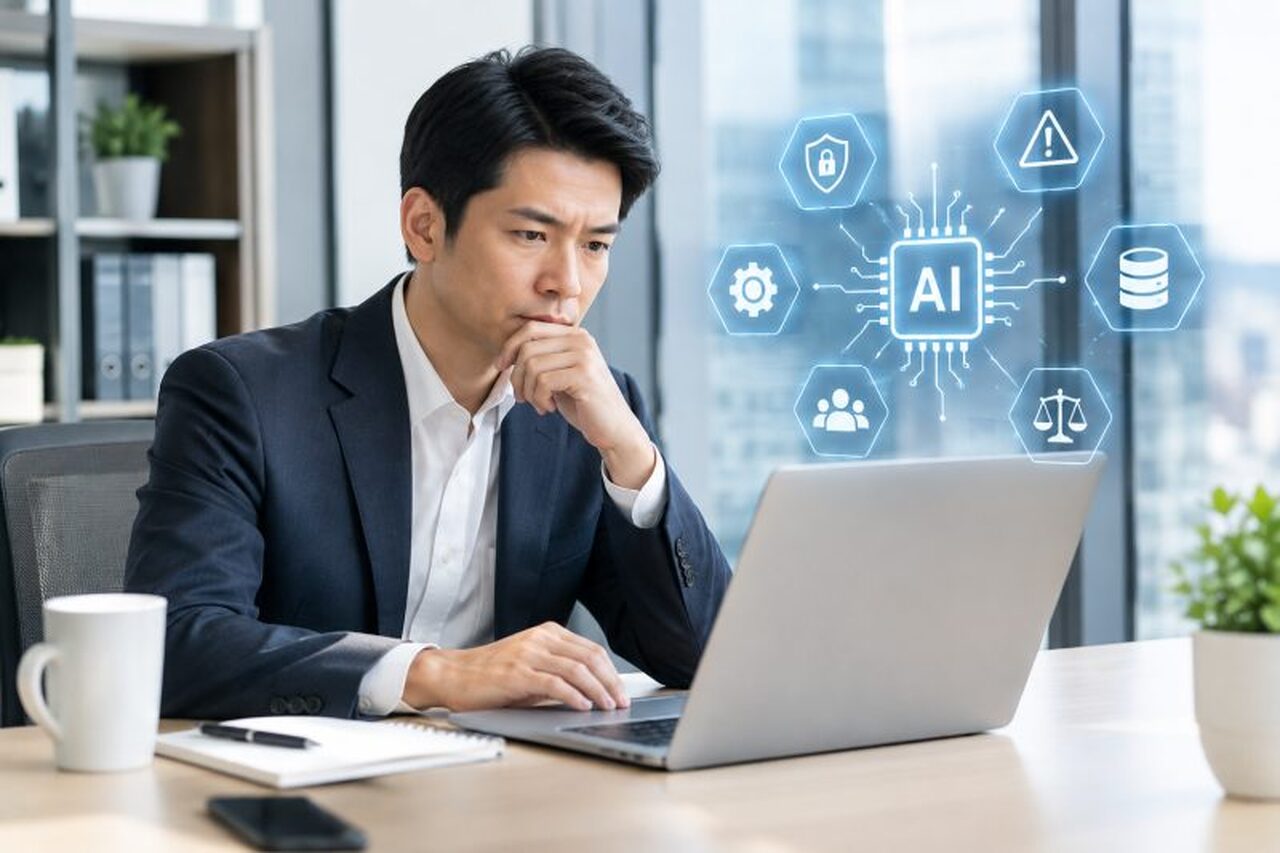 中小企業導入 AI 要注意哪些風險?|AI 導入企業 說明圖
